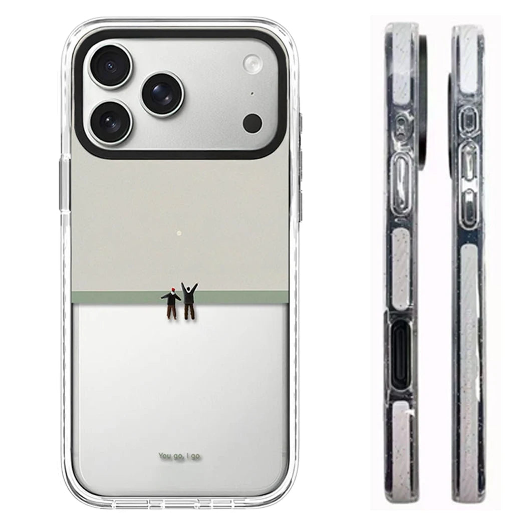 6090860 White Border Magnetic Case: Compatible with IPhone 18 17 16 15 14 13 Pro Max 18Pro Quake white (MagSafe) iPhone 14