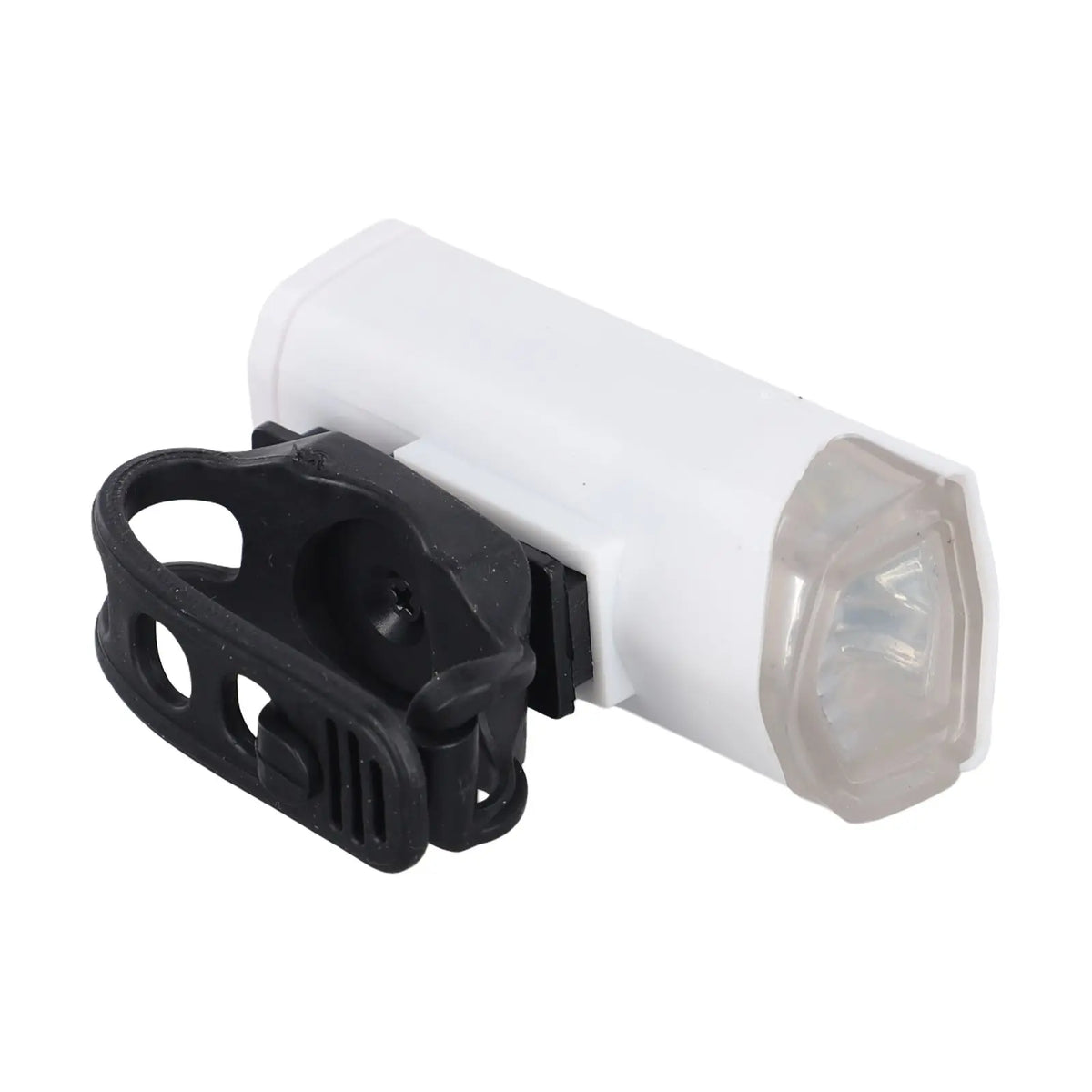 USB Rechargeable Bicycle Front Light 300 Lumens Headlight With Tail Light Set Multiple Modes 1200mAh Battery Cycling Quake white