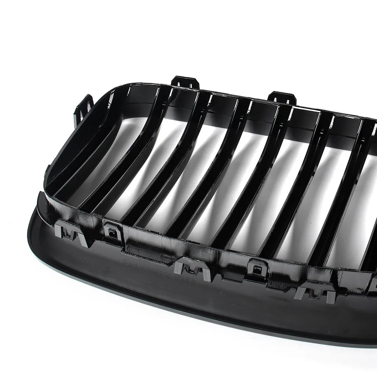 For BMW 5 Series F10 F11 M5 2010-2016 Car Styling Single Line Grille Kidney ABS Front Hood Racing Grill Black Auto Accessories Quake