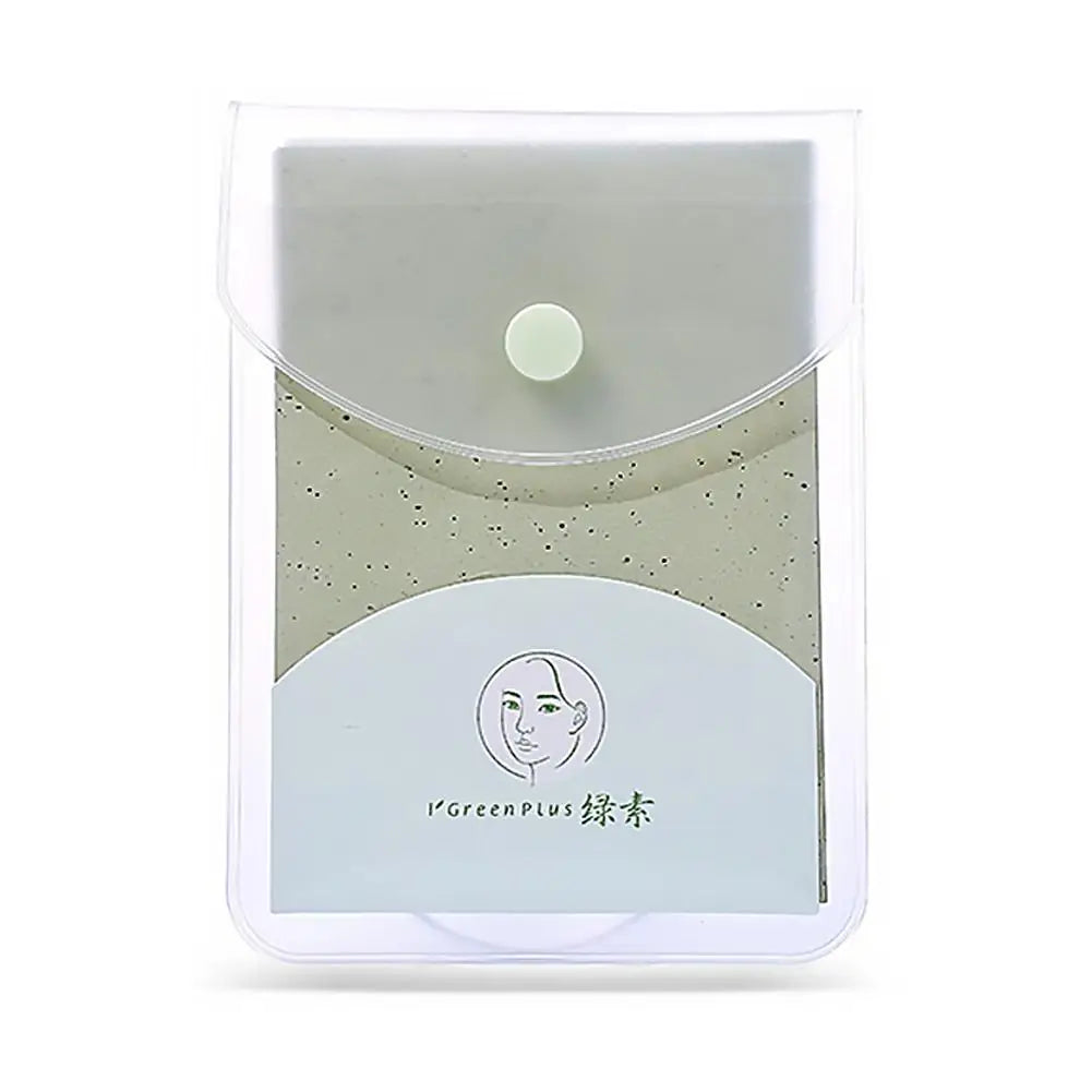 160Pcs Protable Facial Absorbent Paper Oil Control Wipes Green Tea Sheet Oily Face Blotting Matting Tissue Makeup Facial Clean Quake green tea