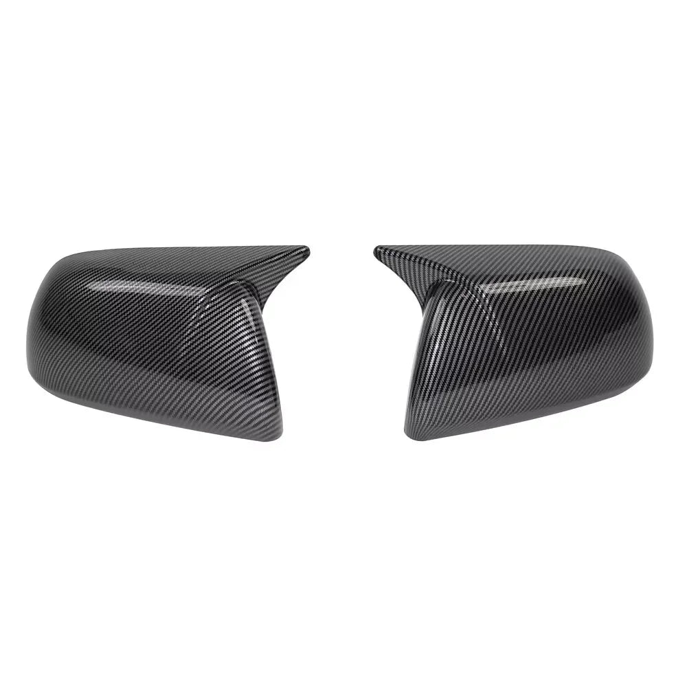 For Toyota Highlander 2008-2013 Car Sticker Rearview Side Mirror Cover Wing Cap Exterior Door Rear View Case Trim Carbon Fiber Quake Carbon