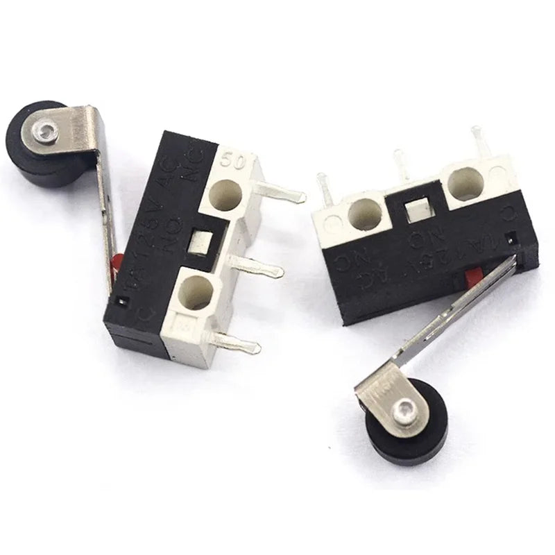 20/100/1000Pcs Micro Limit Switch Momentary Push Button Switch 1A 125V 3Pins SPDT Mouse Switch Quake