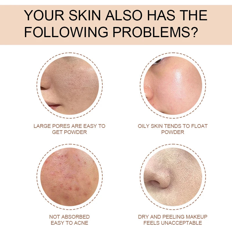 Long-lasting waterproof and sweatproof concealer with natural nude Maquiagem Liquid Concealer Beauty Face Cosmetics Makeup Base Quake