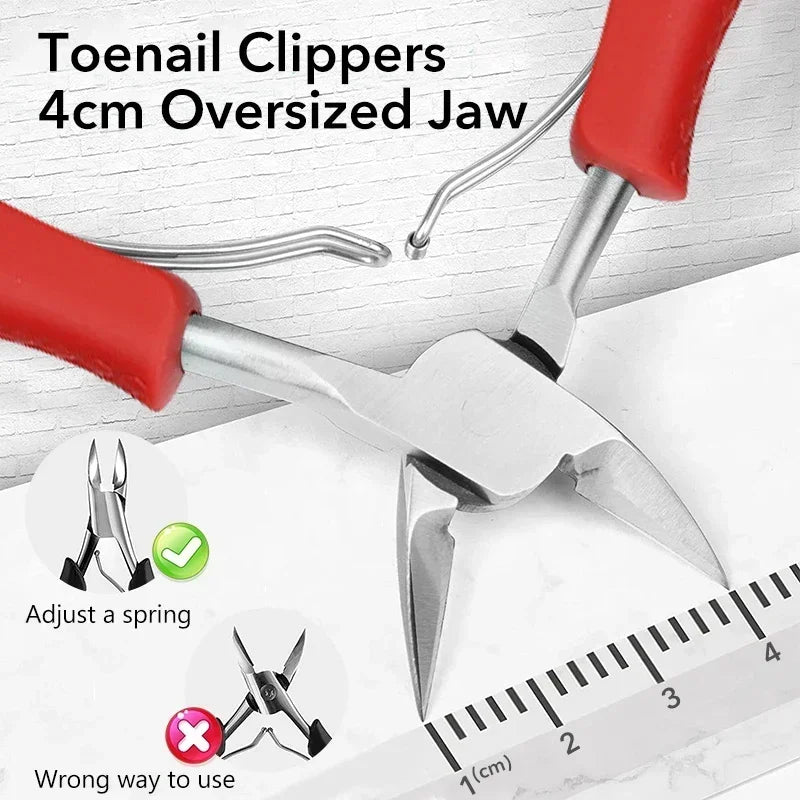 Foot Care Tool Nail Clippers Ingrown Toenail Podiatry Correction Nippers Cuticle Cutters Cut Paronychia Pedicure Manicure Hand Quake
