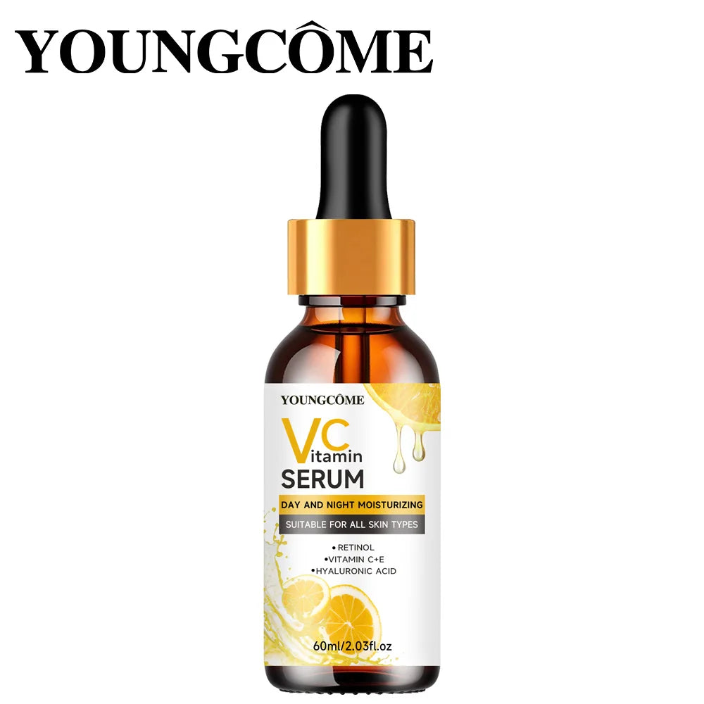  Vitamin C+Serum Wrinkle Remover Face Serum Lifting Firm Fade Fine Line Anti-aging Essence Whitening Brighten Nourish Skin Care Quake