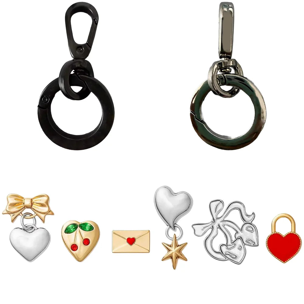 Stickers Hooks Rings Phone Charm Accessories for Galaxy for IPhone 12 13 14 15 16 17 18 Pro Max Case Quake