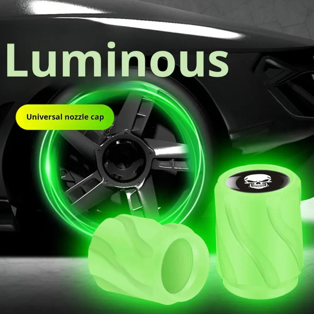 Rainproof Valve Stem Cover Enhanced Visibility Tire Valve Caps Simple Installation for Universal Car Exterior Accessories Valve Quake