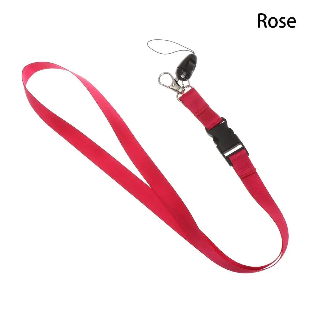 Cute ID Card Rope Fashion Mobile Phone Lanyard Mobile Phone Straps Neck Strap Keys Gym Holder Quake Rose