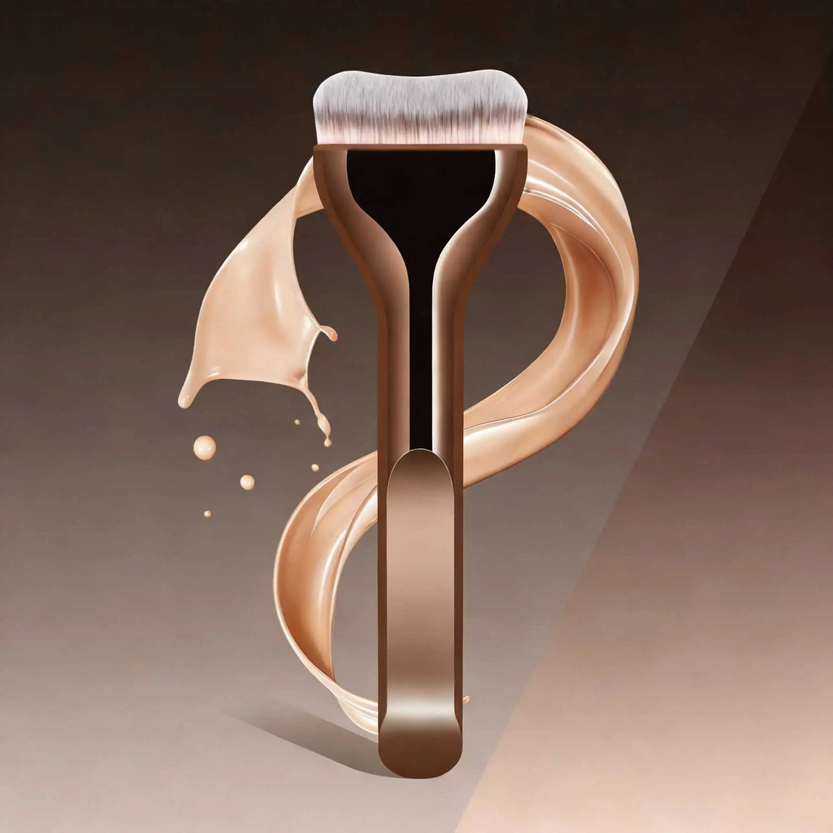 1pc Soft To Touch Travel Cosmetic Brush Professional Makeup Brush Foundation Brush Face Brush Powder Brush Detail Brush At Home Quake