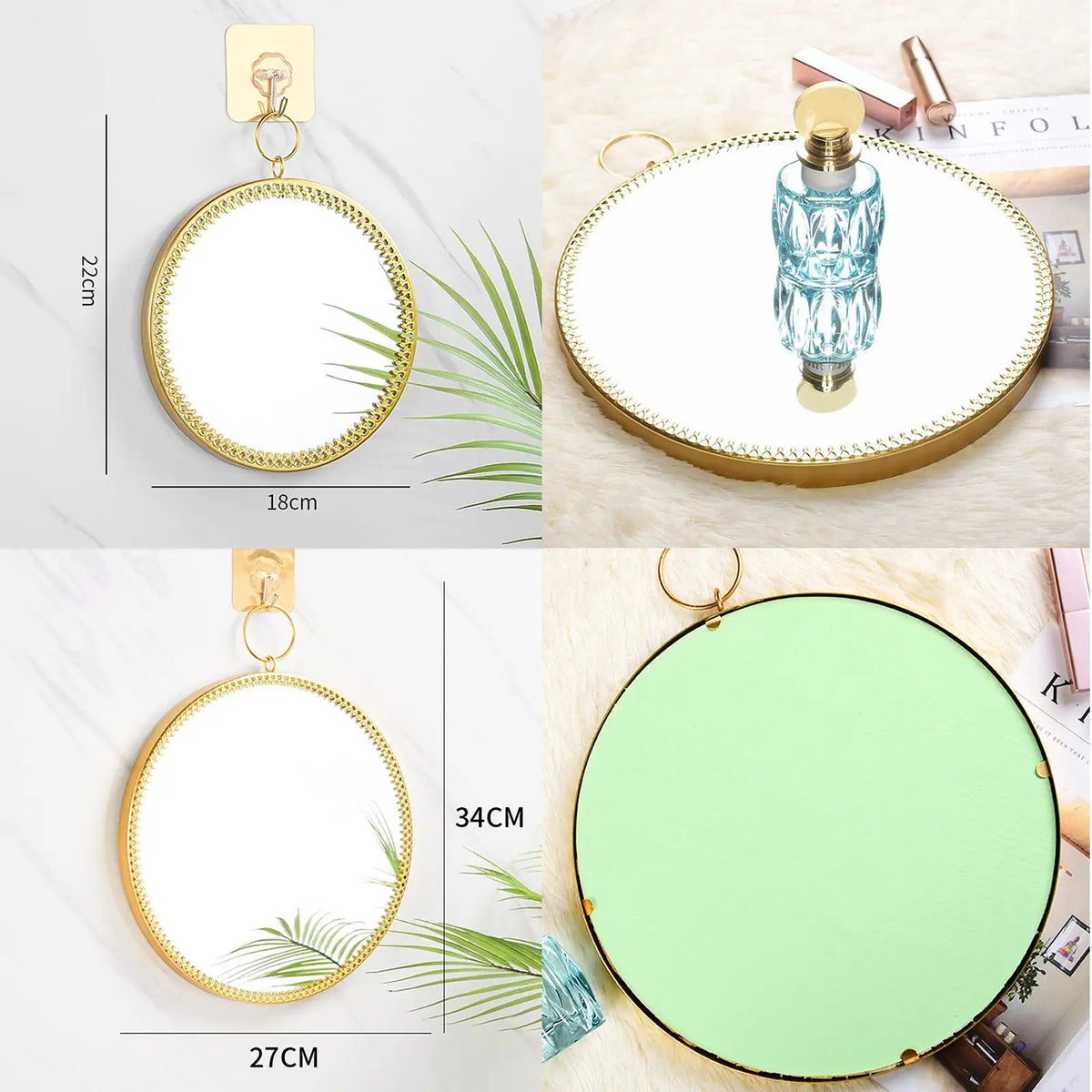 Hanging Makeup Mirror Mirror Bathroom Bedroom Decor for ! Girl Quake