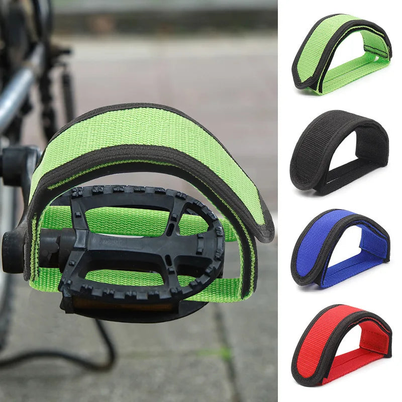 1Pc Bicycle Pedal Strap Fixed Gear Toe Cages Straps Anti-slip Foot Retainer Bands Cycling Accessories for Road Bike Quake