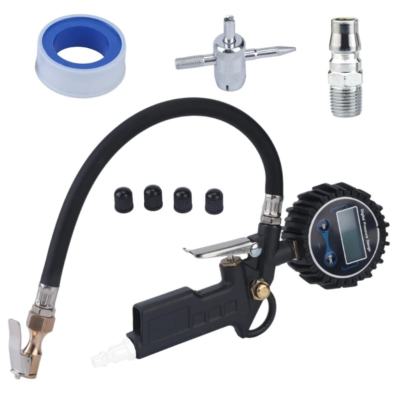 Handheld Air Inflator with Lighted Screen for Tire Filling Tasks H8WE Quake Japanese CN