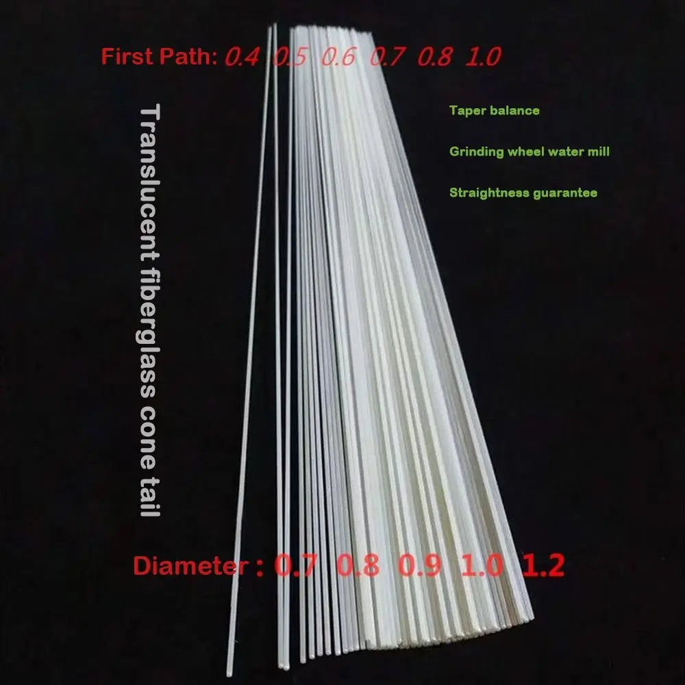10pcs Drift Tail Fishing Float Top Glass Fiber Cone Floats Buoy Tail Tackle Bold Tails Eye catching Fishing Float Top Quake