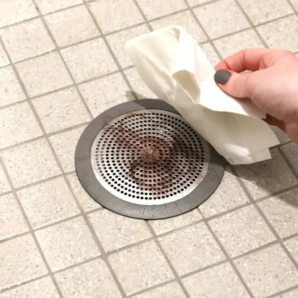 1Pcs Floor Drain Collector Filter, Drain Anti Hair Net Shower Drainage Protector Household Items Bathroom Accessories Quake