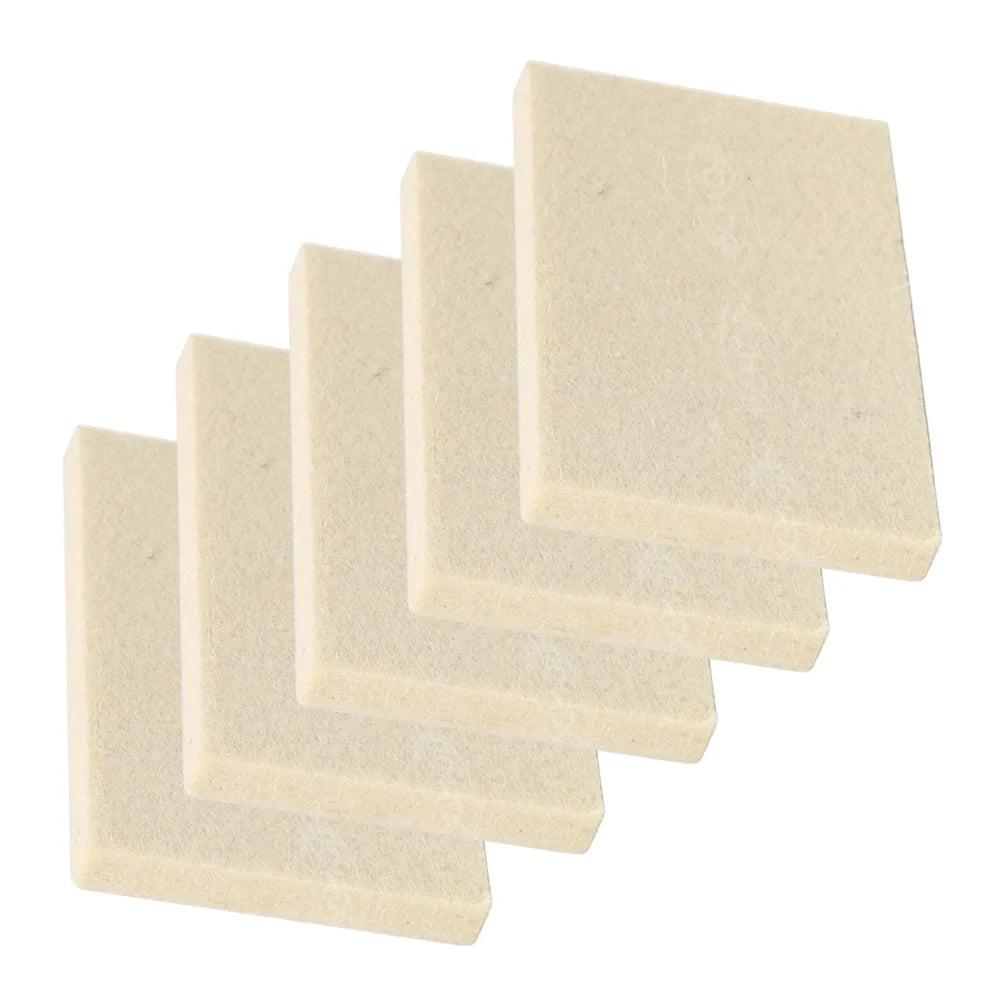 Wool Felt Squeegee Set of 5 for Car Vinyl Wrap Window Tinting Glass Film Application Decal Smoothing and Craft Work Quake