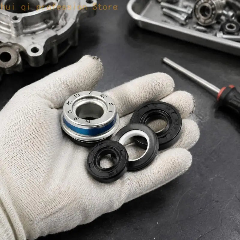 Motorcycle Maintenance Water Pump Seal FKM Rubber Mechanical Replacement Seal Set with Metal Housing for XJ6 FZ6 XT660 Routine Quake