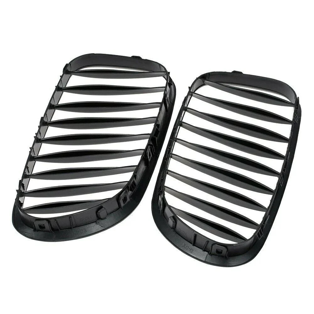 For BMW Z4 E85 E86 2003–2008 2x Car ABS Grille Front Kidney Grill Single Line Style 51117117757 51117117758 Accessories Parts Quake