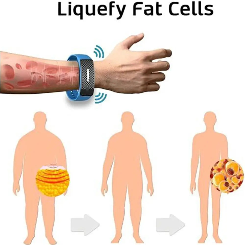 Practical Magnetic Health Ultrasonic Bracelet Smart Wristbands Lymphatic Detox Bracelet Body Shape Wristband Quake
