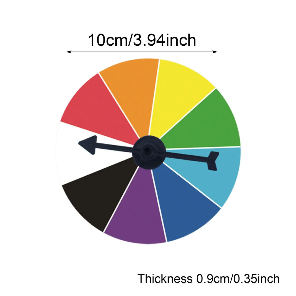 Wall Mount Prize Turntable Compact Hanging Portable Erasable Reusable Fortune Wheel for Pub Carnival Fortune Game Supermarkets Quake