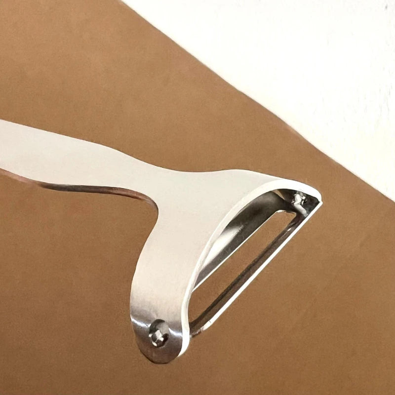 Stainless Steel Peeler, Kitchen Fruit Vegetable Peeling Tool Potato Apple Pear Melon Skin Remover Peeler for Household Use Quake