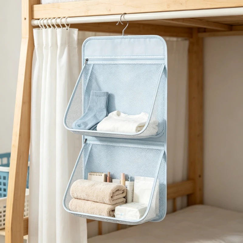 1pc Zipper Underwear Storage Bag Dormitory Wardrobe Organizer for Bra Socks Multifunctional Clothes Sorting Storage Pouch Quake