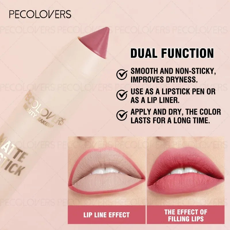 Multi Color Lipliner, Plump and Charming Lips, Waterproof and Sweat Resistant, Suitable for A Variety of Makeup, Lip Cosmetics Quake