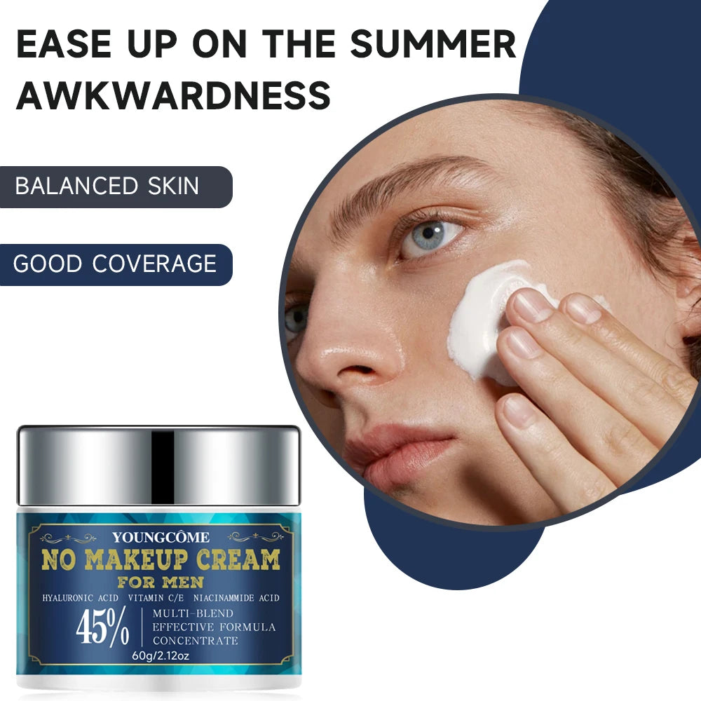 Man a moisturizing face lighting cream that hides pores and fine wrinkles Anti Aging Firming Lifting Fade Fine Lines Whitening Quake