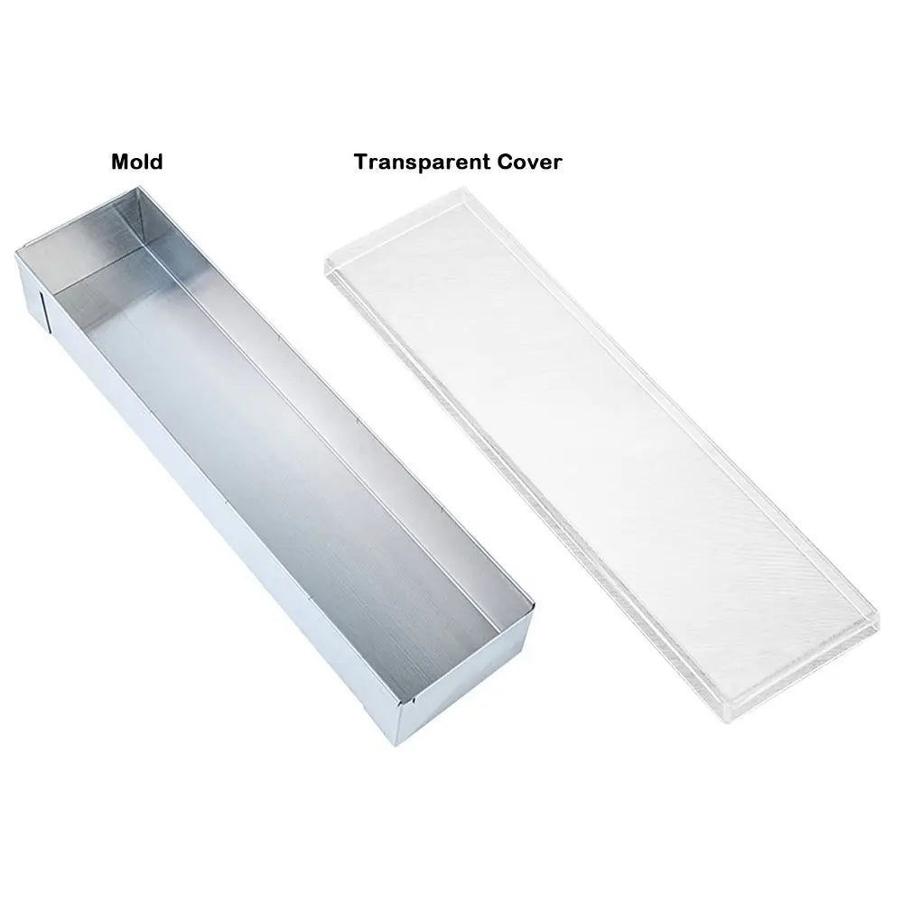 Rectangle Shape Tiramisu Cake Mold Removable Base Non-Stick Surface Non-Stick Baking Mold Professional Tools Handmade Quake