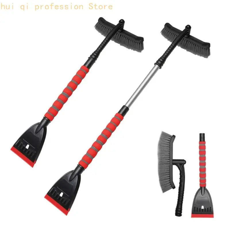 Universal Car Windscreen Snow Brush With Dense Bristles Windshield Snow Shovel H8WE Quake