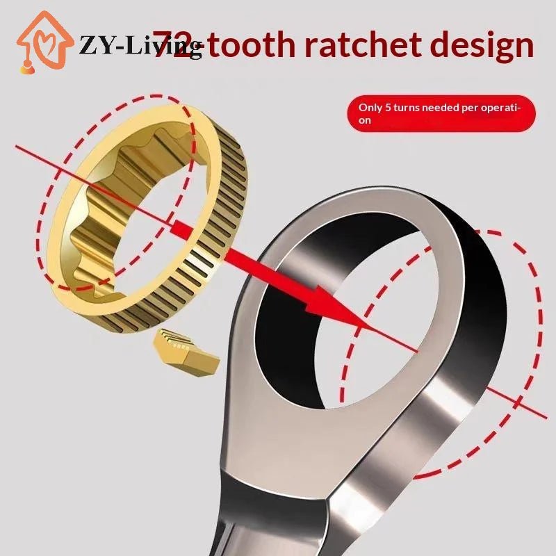 1Pcs Universal Torx Wrench Adjustable Torque 8-22mm Ratchet Spanner for Bicycle Motorcycle Car Repair Tools Mechanical Tool Quake