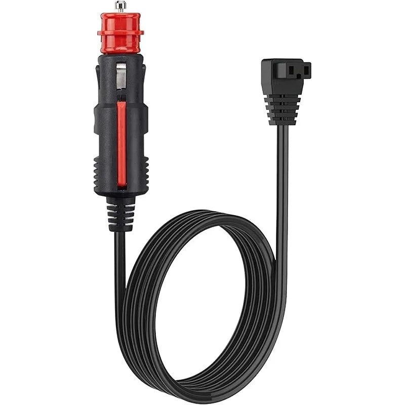 12AWG Heavy Duty Vehicle Plug Extension Power Cord Stable Conductive Cable for Car Portable Refrigerator Freezer Connection Quake Type1 2M