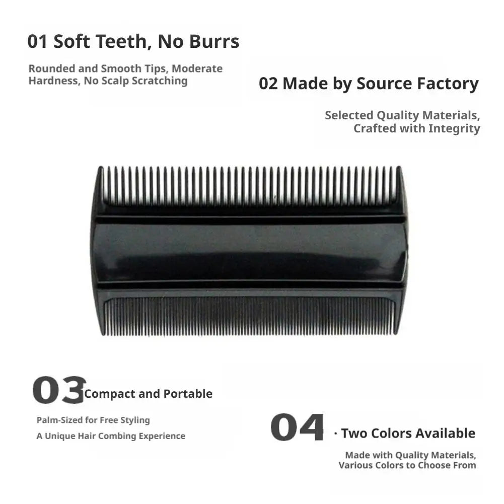Double Sided Head Lice Comb Fine Tooth Head Lice Flea Remove Hair Combs Dandruff Removal Multicolour Styling Tools Hair Tools Quake