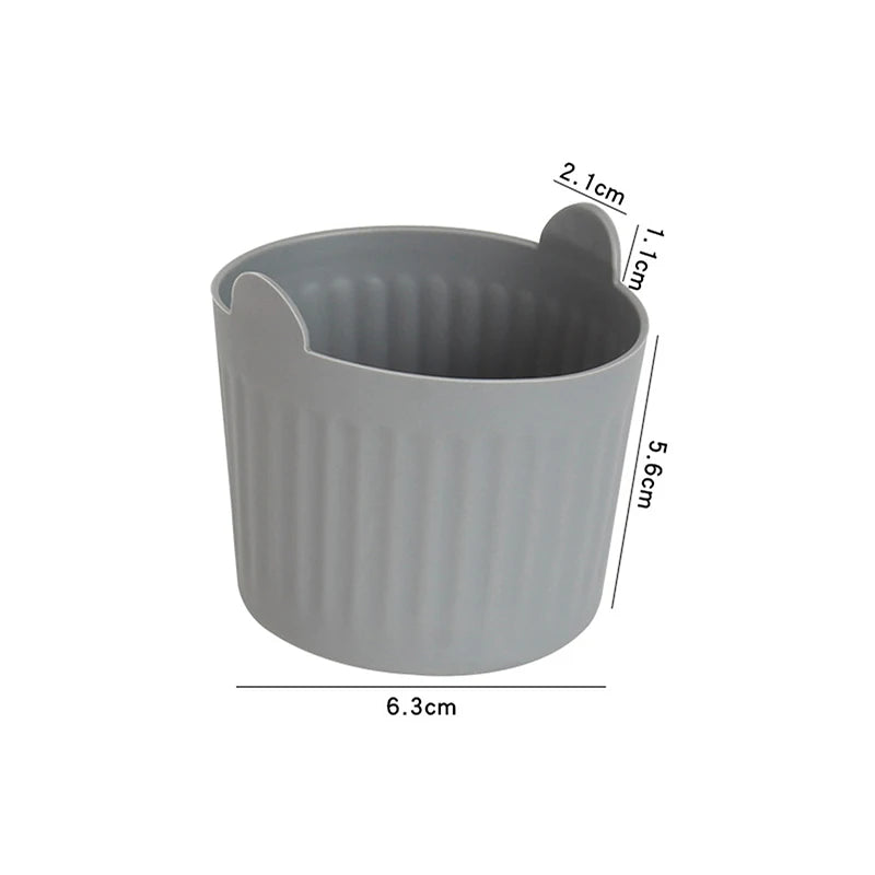 1Pc Wax Warmer Heat-resisting Replacement Silicone Bowls Hair Removal Wax With Stirring Stick Non-Stick Pan Hair Removal Beauty Quake Gray