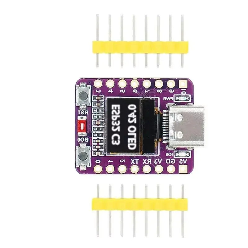ESP32-C3 OLED- development board with- 0.42 inch OLED module ceramic antenna ESP32 supermini development board wifi Bluetooth Quake Default Title