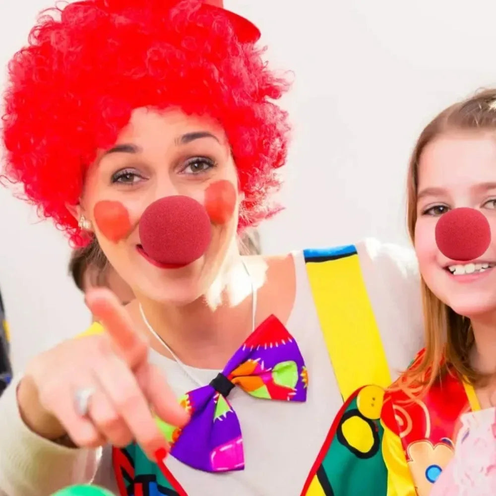 100/1PCS Red Foam Clown Noses Halloween Christmas Party Costume Dress Up Accessories Comedy Show Stage Props Decoration Supplies Quake