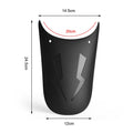 1Pcs Motorcycle Lengthen Front Fender Rear or Front Wheel Extension Fender Mudguard Splash Guard Universal Quake Black