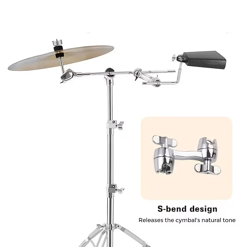 Drum Kit Double-Headed Clamp Drum Kit Additions Drum Kit Clamp Expansion Tom Drum Clamp Drum Kit Expansion Cymbal Clamp Quake