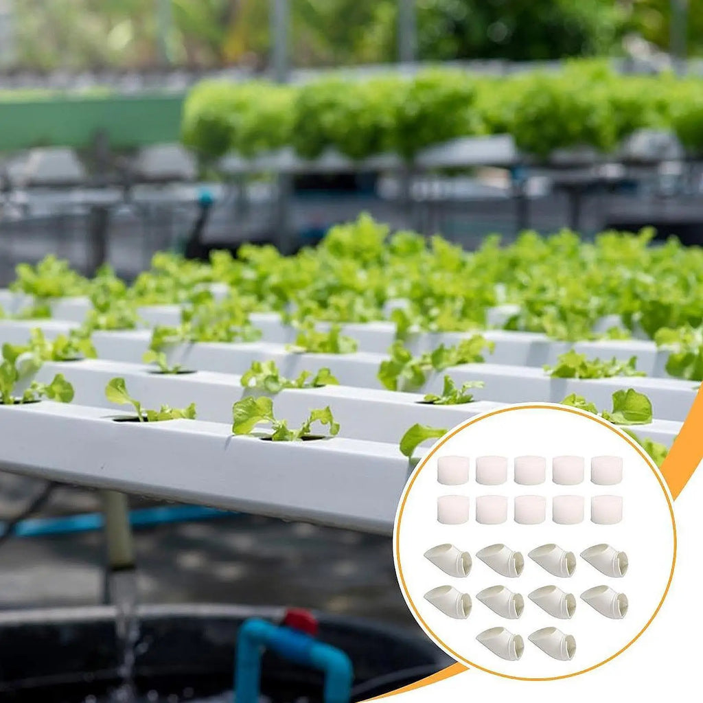 Hydroponic Tower Colonization Cups Reusable PP Plastic Plant Grow Pot for Home Vertical Garden Quake