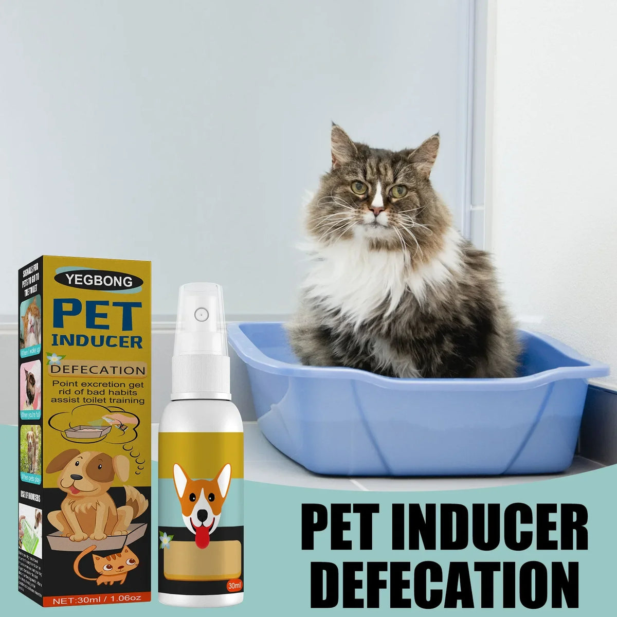Dog Potty Training Spray Cats Kitten Outdoor Urine Poops Stool Location Helps Puppies Toilet Pet Positioning Defecation Inducer Quake