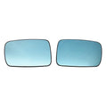 For BMW E46 3-Series 1999-2006 E65 E66 E67 7-Series 2001-2008 Left Right Rear View Lens Split Mirror Heated Glass Rearview Lens Quake Blue