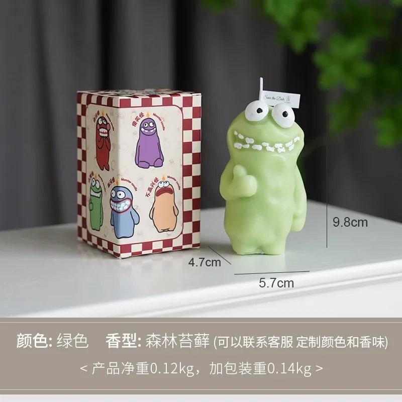 Earthlings Monster Candles Fun Creative Birthday Gifts Handmade Aromatherapy Candles Quake B