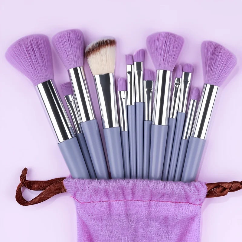 Makeup Brushes 8-29Pcs Makeup Kit Professional Women Cosmetic Soft Powder Brush Eyeshadow Foundation Full Set Travel Beauty Tool Quake 13pcs Purple