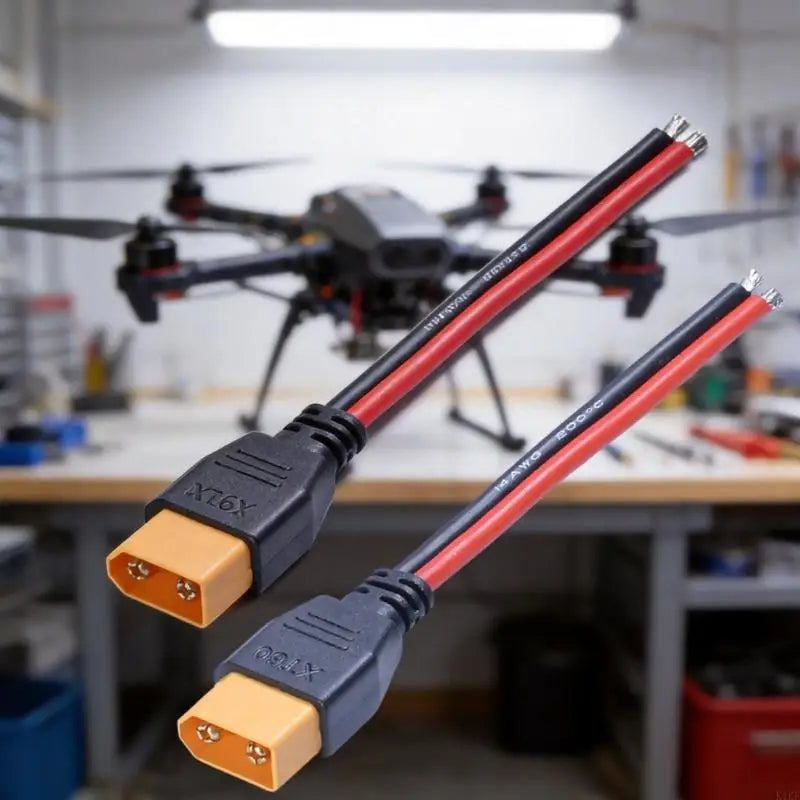 60 Charging Cable PVC Insulated DIY Battery Wire for Remote Charging Setup with Stripped Wire Ends,10Cm K1KF Quake
