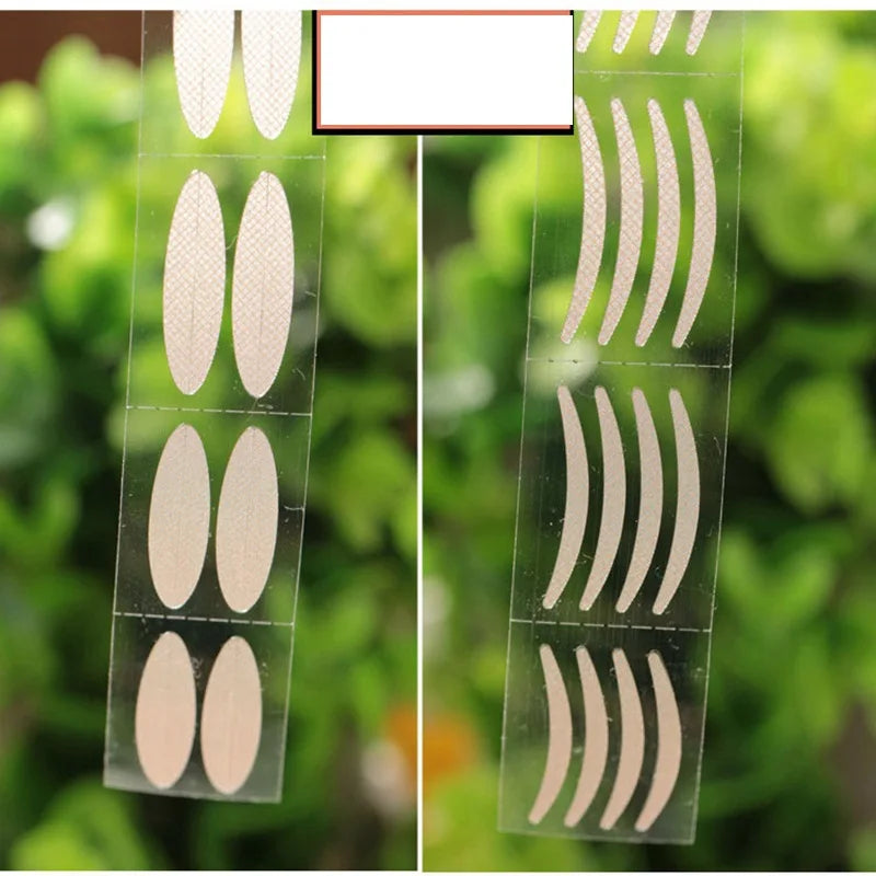 360/600pcs Invisible Double Eyelid Tape Heart Round Roll Mesh Breathable Invisible Double Eyelid Patch Clear Big Eye Beauty Tool Quake