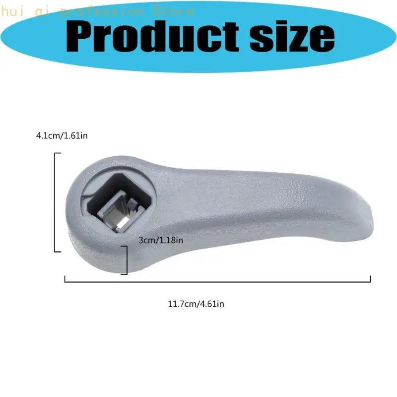 Interior Vehicle Handle Replacement Parts, Pair of Curved Plastic Levers with Rounded Ends for Repair Tasks H8WE Quake