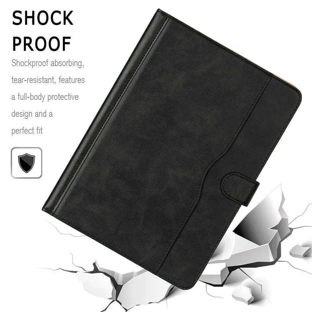7/8/9/10 inch Universal Tablet Case Shockproof Multi-Angle Viewing Tablet Stand Cover PU Leather for Samsung/Huawei/Xiaomi Quake