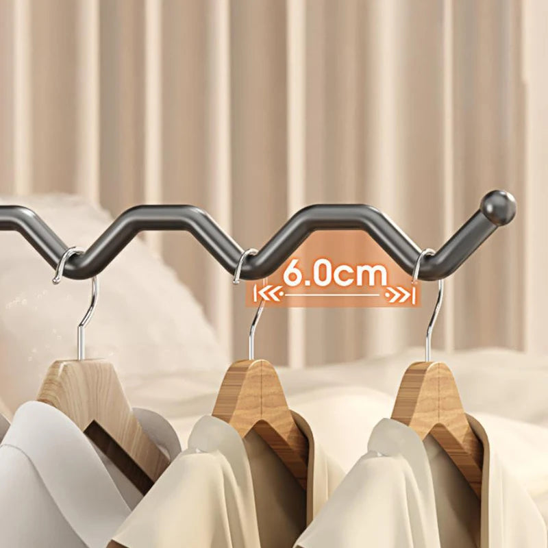1Pcs Portable Clothes Drying Rack Foldable Clothes Hanger Travel Hotel Wardrobe Drawer Door Mounted Punch-free Cloth Drying Rack Quake