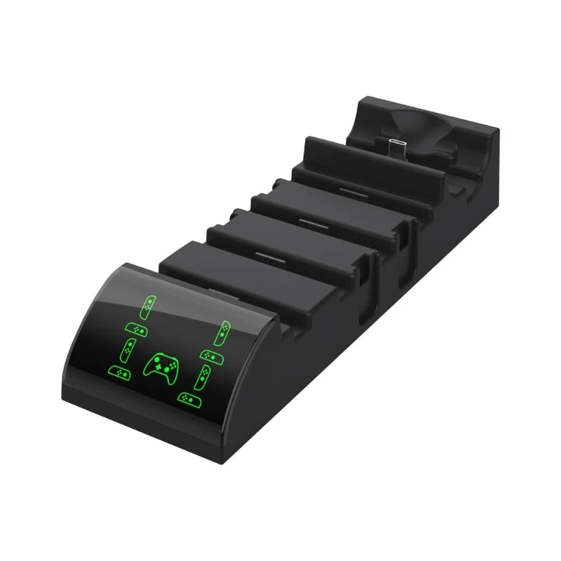 Universal Gaming Charging Dock for NS2PRO Supporting 4 5 Controllers With Individual Power Indicators K1KF Quake