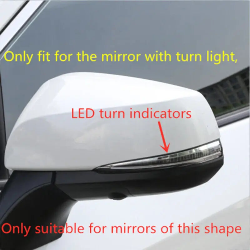 For Toyota Highlander 2020 2021 2022 Rearview Side Mirror Cover Wing Cap Exterior Door Rear View Case Trim Carbon Fiber Black Quake