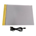 Tracing Light Pad for Drawing and Sketch Transfer, Stepless Dimming Copy Board with Side Touch Control, Panel K1KF Quake Yellow CN